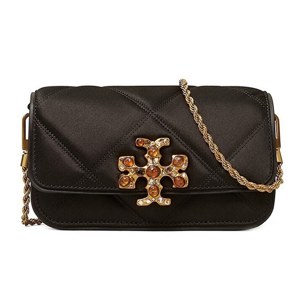Tory Burch Bags Nwt Tory Burch Eleanor Satin Quilted Jeweled